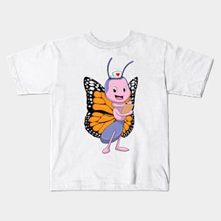 Butterfly as Nurse Kids T-Shirt